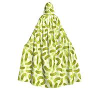 WHJDPP Sushi Dill Pickles Picture Halloween adulto mantello con cappuccio - mantello con cappuccio super grande senza cerniera
