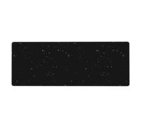 WHJDPP Tappetino per mouse esteso con stampa a pois neri e bianchi, 30,5 x 80 cm