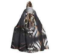 WHJDPP Tiger at rest - Mantello con cappuccio per costumi, con stampa, resistente