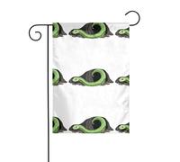 WHJDPP Un serpente strisciato nella grotta Stampa bandiere da giardino 30,5 x 45,7 cm per decorazione da cortile con larghezza di posizione del palo di 3 cm (solo bandiera, asta non inclusa)