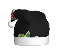 WHJDPP Una testa piena di fragole Immagine Cappello di Natale per adulti Adatto per Halloween, Natale e Capodanno indossare