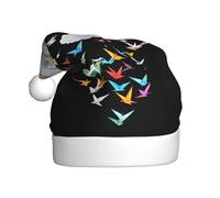WHJDPP White Cloud Thousand Paper Cranes - Cappello natalizio per adulti, morbido, leggero e soffice, per uomini e donne