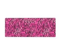 WHJDPP Zebra tigre leopardo rosa Esteso Mouse Pad 30.5x80 cm