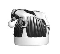 WHJHBD Cappelli di Natale della peluche degli uomini e delle donne stampati del bilanciere cappellini adulti di festa di Capodanno