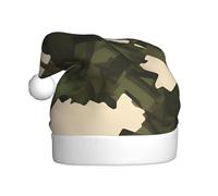 WHJHBD Il camuffamento dell'esercito ha stampato i cappelli di Natale della peluche degli uomini e delle donne, cappelli adulti del partito