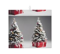 WHJSHOP Alberi di Natale Regali Modello Cucina Assorbente Pad, Super Assorbente Microfibra, Oversize Antiscivolo