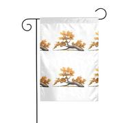 WHJSHOP Albero di acero caduto immagine bandiera giardino decorazione cortile 30,5 x 45,7 cm spessore durevole
