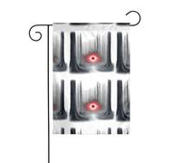 WHJSHOP Bandiera decorativa da giardino con occhio del terrore nella foresta, 30,5 x 45,7 cm, spessa e durevole