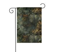 WHJSHOP Bandiere da giardino con nuvole sotto l'abisso, 30,5 x 45,7 cm, per decorazione da cortile con larghezza di 3 cm (solo bandiera, asta non inclusa)