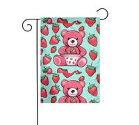 WHJSHOP Bea Fragola Dolce Immagine Bandiera Giardino Cortile Decorazione 30,5 x 45,7 cm Spessore Durevole