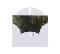 WHJSHOP Biglietto di auguri bianco con nuvole sotto l'abisso, perfetto per San Valentino, anniversario di matrimonio e inviti per feste