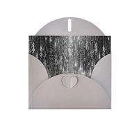 WHJSHOP Biglietto di auguri con stampa di simboli incantesimi, carta perlescente di alta qualità, effetto perlato su entrambi i lati, busta di carta perlata con fibbia d'amore