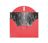 WHJSHOP Biglietto di auguri con stampa di simboli incantesimi, carta perlescente di alta qualità, effetto perlato su entrambi i lati, busta di carta perlata con fibbia d'amore