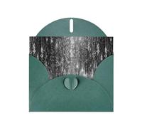 WHJSHOP Biglietto di auguri con stampa di simboli incantesimi, carta perlescente di alta qualità, effetto perlato su entrambi i lati, busta di carta perlata con fibbia d'amore