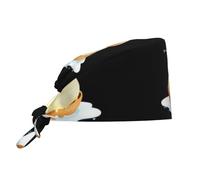 WHJSHOP Cappello da chef con lumaca su gelato, per donne e uomini, per la pulizia delle immagini, per chirurgia e infermieristica