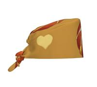 WHJSHOP Cappello da chef per donne e uomini, per la pulizia delle immagini, con pane al burro, per uso chirurgico, infermieristico, nero