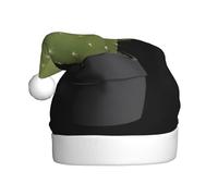 WHJSHOP Cappello di Natale con cactus giallo pallido sorridente stampato per adulti che lo rende un regalo divertente e durevole per uomini e donne