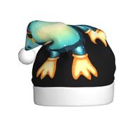 WHJSHOP Cappello di Natale con stampa di piccolo mostro glitterato per adulti per uomini e donne fascia per abbigliamento per occasioni festive