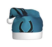 WHJSHOP Cappello di Natale stampato con cervo ombra per adulti che lo rende un regalo divertente e durevole per uomini e donne