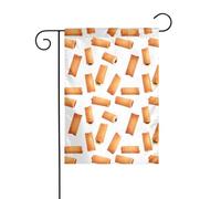 WHJSHOP Cartone animato uovo rotoli immagine bandiera giardino cortile decorazione 30,5 x 45,7 cm spessore durevole