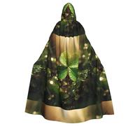 WHJSHOP Clover In The Sun Picture Halloween Adulto Mantello con Cappuccio Uomini E Donne Abbigliamento Mantello Gioco di Ruolo