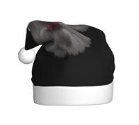 WHJSHOP Colombe con le ali che si diffondono Modello Cappelli di Natale peluche da uomo e da donna, tappi per feste di Capodanno per adulti