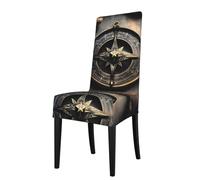 WHJSHOP - Coprisedia rimovibile, design magico con rune norrene, immagine morbida, confortevole per casa, hotel, banchetti di nozze, banchetti, conferenze, cerimonie, decorazioni