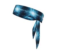 WHJSHOP Cosmic Rays Printing Foulard sportivo, assorbe il sudore e traspirante, fascia per capelli con movimento, fazzoletto su entrambi i lati