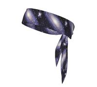 WHJSHOP Cosmic Starlight - Cravatta sportiva ad asciugatura rapida, traspirante per donne, ragazze e uomini, allenamento, leggero, traspirante