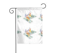 WHJSHOP Decorazione da giardino con bandiera del desiderio ardente, 30,5 x 45,7 cm, spessa e durevole