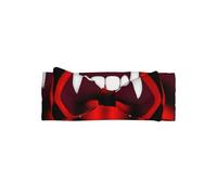 WHJSHOP Fascia per capelli con fiocco e pipistrello vampiro, morbida ed elastica, per bambine da 0 a 6 mesi, ideale come regalo per la doccia