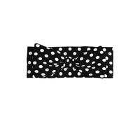 WHJSHOP Fascia per capelli con fiocco e stampa a pois bianchi e neri - morbida ed elastica per neonate da 0 a 6 mesi - ideale come regalo per la doccia