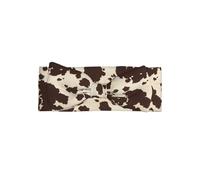 WHJSHOP Fascia per capelli con fiocco e stampa a pois marroni, morbida ed elastica, per bambine da 0 a 6 mesi, ideale come regalo per la doccia