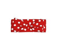 WHJSHOP Fascia per capelli con fiocco e stampa a pois, morbida ed elastica, per neonate da 0 a 6 mesi, ideale come regalo per la doccia