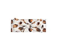 WHJSHOP Fascia per capelli con fiocco e stampa di porcellini d'India, morbida ed elastica, per neonate da 0 a 6 mesi, ideale come regalo per la doccia