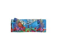 WHJSHOP Fascia per capelli con fiocco e stampa floreale da giardino, morbida ed elastica, per neonate da 0 a 6 mesi, ideale come regalo per la doccia