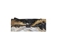 WHJSHOP Fascia per capelli con fiocco e stampa in lamina d'oro, morbida ed elastica, per neonate da 0 a 6 mesi, ideale come regalo per la doccia