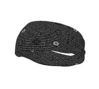 Whjshop - Fascia per il sudore sportiva alla moda, con stampa di ispirazione soprannaturale, assorbe il sudore, per uomini e donne