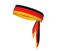 WHJSHOP Foulard sportivo con bandiera della Germania, fascia casual, elastica, assorbe il sudore, regolabile, antiscivolo