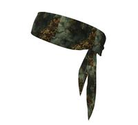 WHJSHOP Foulard sportivo con stampa di nuvole sotto l'abisso, assorbe il sudore e traspirante, fascia per capelli con movimento, fazzoletto su entrambi i lati