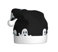 WHJSHOP Ghosts Floating in the air Picture Christmas Hat for Adult Halloween party use