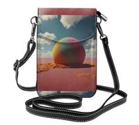 WHJSHOP Il colpo colorato ha messo la borsa del telefono di vibrazione della borsa di vibrazione della piccola donna di cuoio dell'immagine, impermeabile e