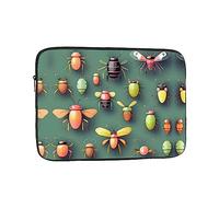 WHJSHOP Insect Atlas - Custodia per computer portatile, antiurto, per uomini e donne, viaggi d'affari, scuola e ufficio, uso quotidiano