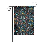 WHJSHOP lezione di matematica parola immagine bandiera giardino decorazione cortile 30,5 x 45,7 cm spessore durevole