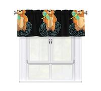 WHJSHOP Little Bear in the net bag Tenda con asta corta, 137,2 x 45,7 cm, per finestre di cucina, bagno, lavanderia e studio, con un filtro della luce