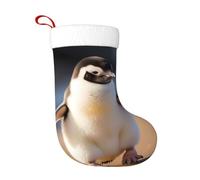 WHJSHOP Little Penguin Learning to Walk - Calzini decorativi natalizi per decorare Halloween, Natale e Capodanno