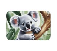 WHJSHOP Lovely Koala Prints - Tappetino in velluto con bordo bloccato, per camera da letto, salotto, dormitorio, decorazione per la casa