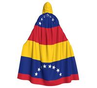 WHJSHOP Mantello con cappuccio per adulti con bandiera del Venezuela senza cerniera, comodo e durevole per giochi di ruolo