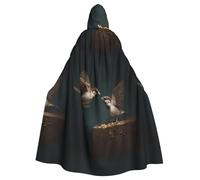 WHJSHOP Mantello con cappuccio per adulti senza cerniera, comodo e durevole per giochi di ruolo