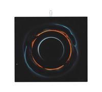 WHJSHOP Mysterious Cosmic Black Holes Pattern Kitchen Assorbente pad, Super Assorbente Microfibra, Oversize Antiscivolo